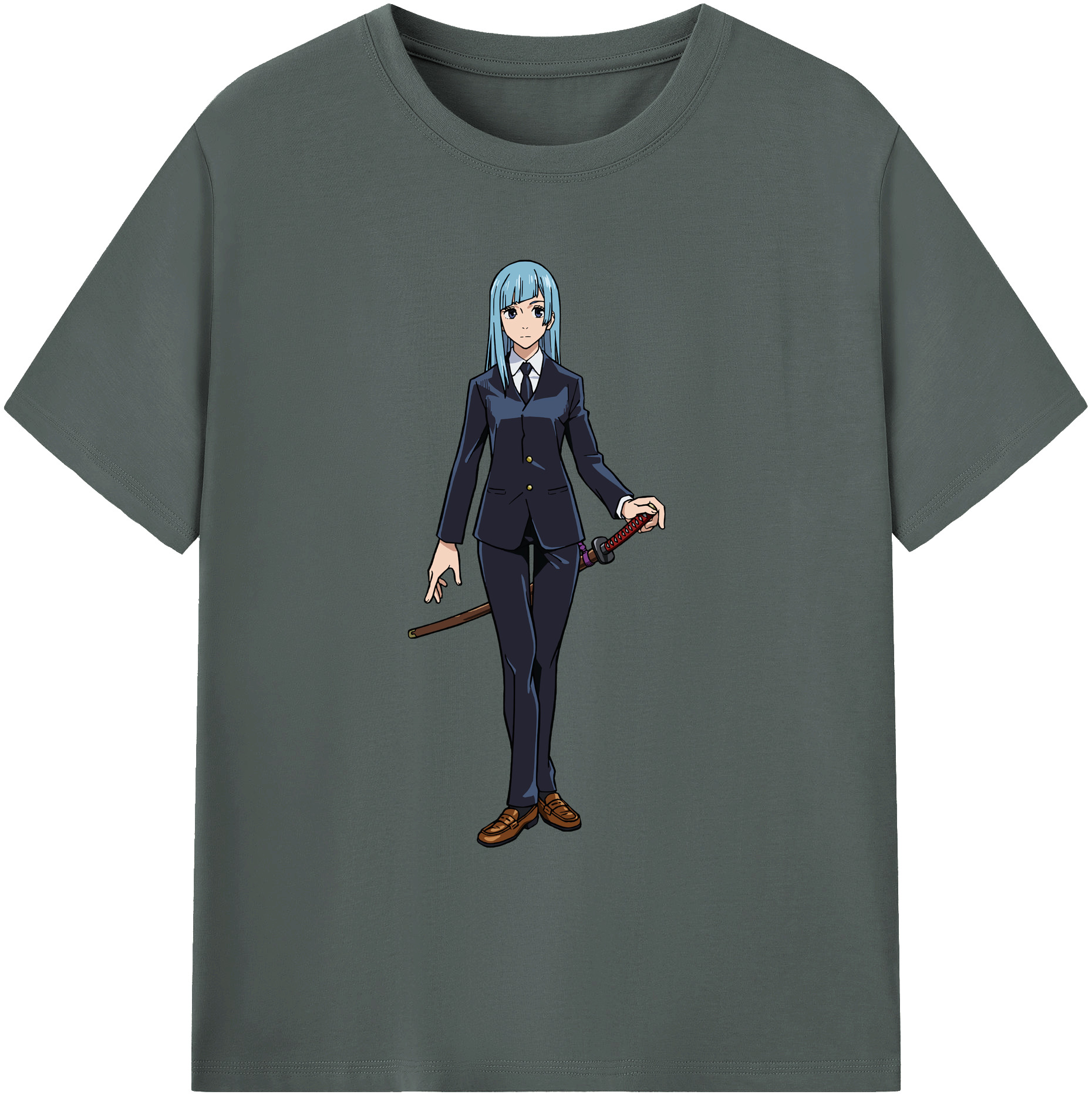 （画像用） 呪術廻戦 Jujutsu Kaisen 綿100％ メンズ半袖Tシャツ｜肌触りやわらか＆通気性